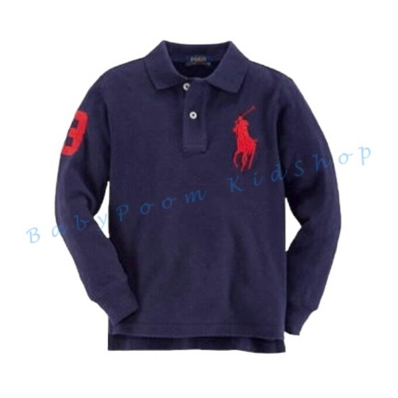  New Arrival เสื้อยืดคอปกแขนยาว Ralph Lauren :Baby BoyGirl งานแท้