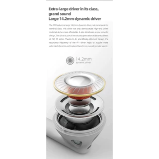 FiiO FF1 หูฟังเอียบัด เปลี่ยนสายได้ ไดรเวอร์ชุบเบริลเลียม รองรับ Hi-Res ประกันศูนย์ไทย