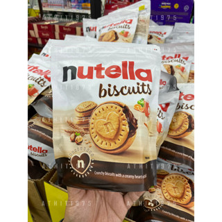 Nutella biscuits 304 กรัม(g.) T22 คุ้กกี้สอดไส้ ช๊อคโกแลตนูเทลล่า มี 22ชิ้น/ห่อ