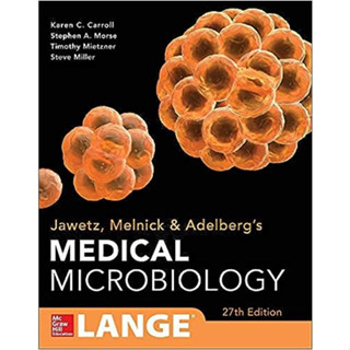 [หนังสือ] Jawetz Melnick &amp; Adelbergs Medical Microbiology ตำราแพทย์ แพทยศาสตร์ หมอ จุลชีววิทยา medicine medical textbook