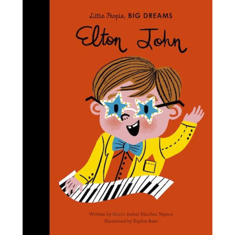 Elton John หนังสือภาษาอังกฤษ ชีวประวัติ บุคคล ในซีรีย์ ชุดLittle people big dream เป็นปกเเข็งนะคะ