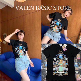 Disney Princesses T-Shirt ✨ เสื้อยืดคอกลม แขนสั้น เจ้าหญิงดิสนีย์ คอลเลคชั่นใหม่ น่ารักสุดๆ VALEN