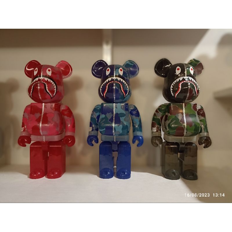 BEARBRICK Bape como clear