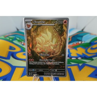 Pokemon Card "Ninetales AR 199/197" ENG Obsidian Flames