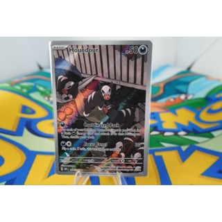 Pokemon Card "Houndour AR 204/197" ENG Obsidian Flames