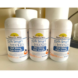 Nature’s Way Kids Smart DHA300 mg. Triple Strength 50 แคปซูล Exp. 11/25