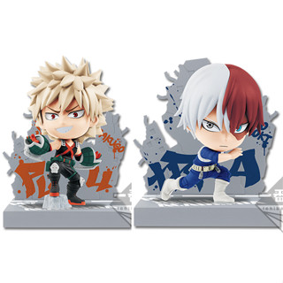 [ฟิกเกอร์แท้] Ichiban Kuji Boku no Hero Academia - Bakugo Katsuki / Todoroki Shoto - Kyun-Chara Vignette (Banpresto)