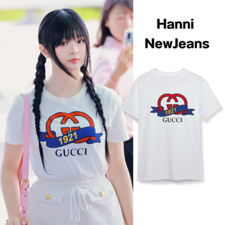 Hanni NewJeans  เสื้อ g/u/c/c/i 1921 S-3XL