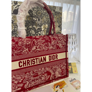 BookTote Dior Viera Red 36 CM Premium’s Gift