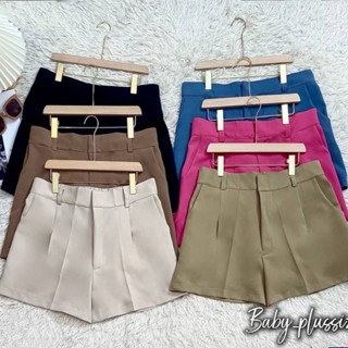 Basic shortpants 🩷🪻🌈🌷กางเกงขาสั้นสวยๆทรงเบสิคสาวอวบ