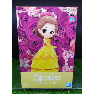 (ของแท้) เบลล์ เจ้าหญิง ดิสนีย์ Q Posket Disney Characters Flower Style - Belle Ver.B