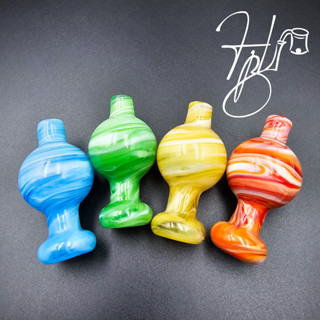 Swirl Bubble Carb Cap 25mm ฝาปิด คาร๊ป แค๊บ for Quartz Banger, shatter/wax/dab