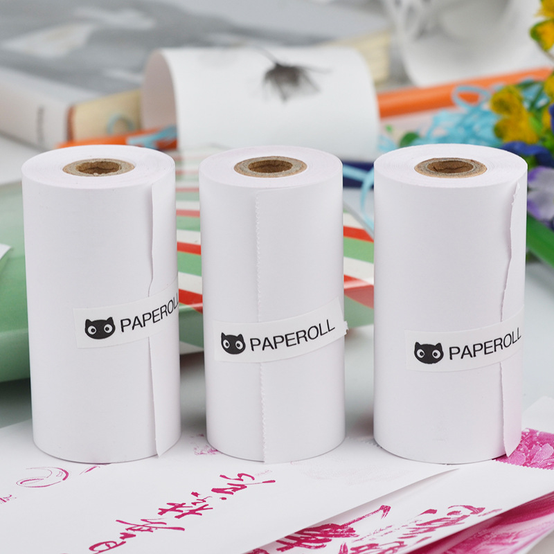 [กล่องละ 3 ม้วน] Paperang Official Paper 57x30 mm กระดาษความร้อนสำหรับเครื่องพิมพ์ Paperang Peripage แบรนด์แท้