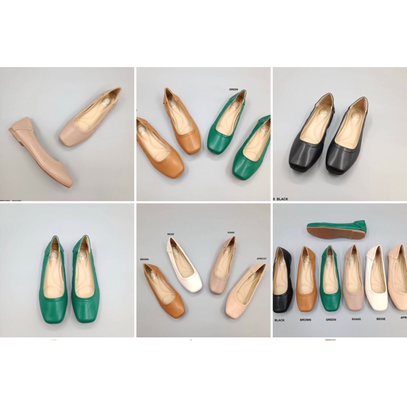 งานโล๊ะสต็อคค่ะ อาจมีตำหนิ🪐651155🪐 [พร้อมส่ง]  บวกเพิ่ม 1ไซส์De Shoes รุ่นเรียบๆไม่มีโบว์ ใส่ได้กับทุกชุด