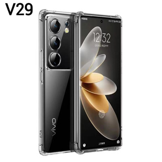 Vivo V29 5G/Y36ตรงรุ่น(พร้อมส่งในไทย)เคสTPUใสกันกระแทกแบบคลุมกล้องVivo Y36/V27 5G/V27Pro 5G