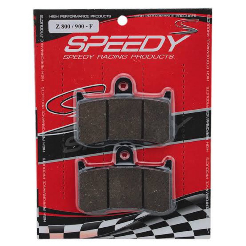 ผ้าเบรค หน้า (F) (SPEEDY) ใส่ Z90 Z800 GSX-S750 STREET TRIPLE R 675 (4415209520000)