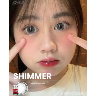 Bigeye Gray/Brown บิ๊กอาย Shimmer Lovelylens ลายเกร็ดหิมะ สีเทา สีน้ำตาล