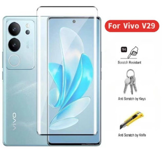 Vivo V29/V27 5Gตรงรุ่น(พร้อมส่งในไทย)ฟิล์มกระจกเต็มจอVivo V27 5G/V27Pro 5G/V25Pro 5G