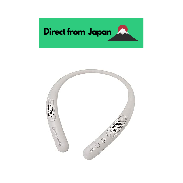 ลำโพงคล้องคอไร้สาย Audio-Technica AT-NSP300BT น้ำหนักเบา 75 กรัม Bluetooth 5.0 ฟังต่อเนื่อง 13 ชม. ใ