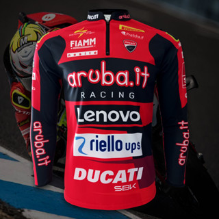 เสื้อแขนยาว MotoGP เสื้อโมโตจีพี ทีม อารูบ้า ด็อต ไอที 2023 #WB0025 รุ่น อัลวาโร่ เบาติสต้า#1 WSKB ไซส์ S-5XL