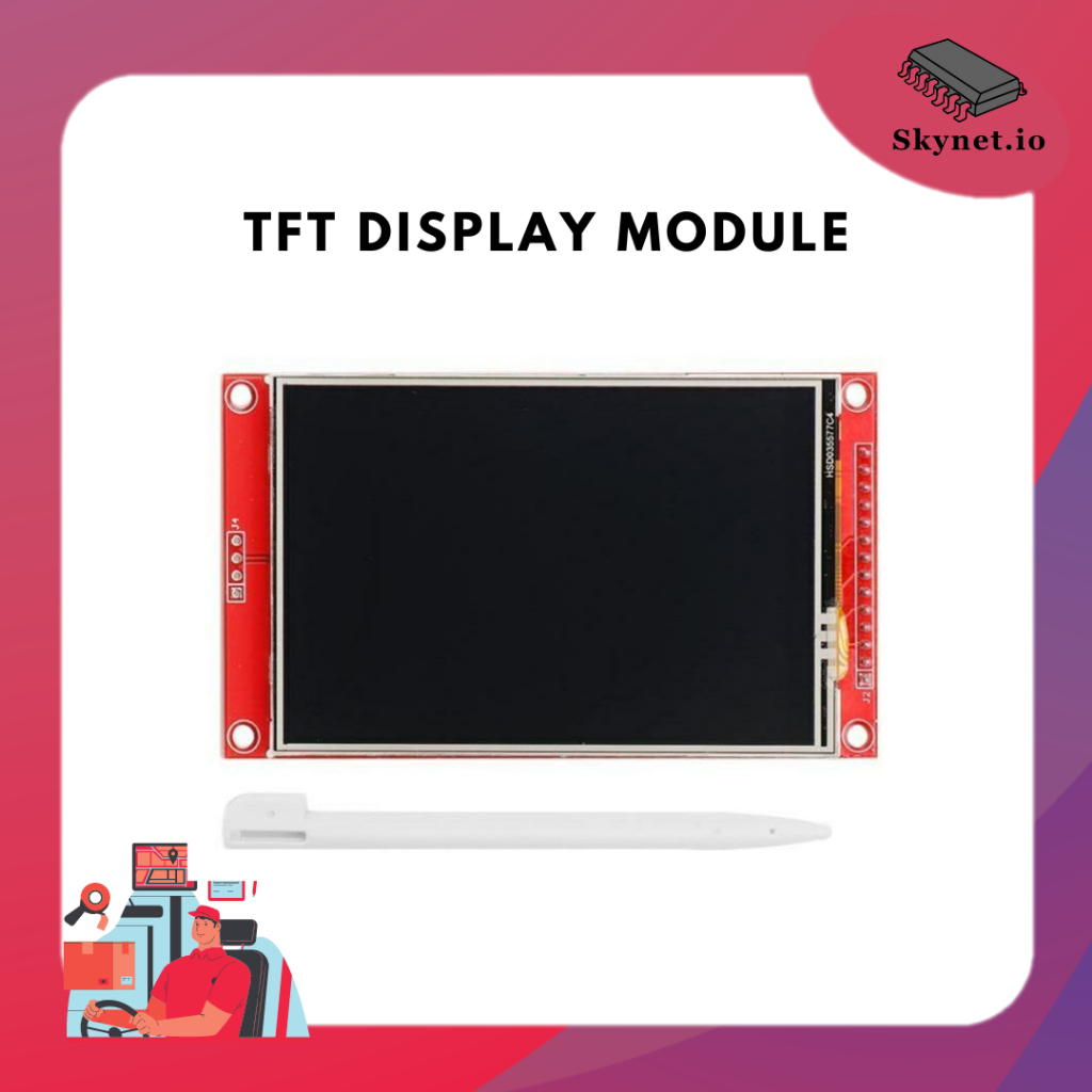 TFT Display Module  Inch SPI Interface with Touch Panel