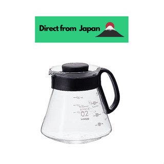 Hario V60 Range Server Black แก้ว 2-5 ใบ ผลิตในญี่ปุ่น Xvd-60B