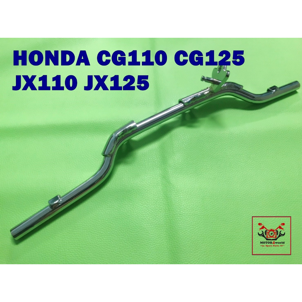 FRONT FOOT PEG REST Fit For HONDA CG110 CG125 JX110 JX125 // เหล็กพักเท้าหน้า ชุบโครเมี่ยม