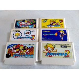 ตลับ Famicom Rollchan โรจัง ภาค 1-6 เล่นได้ทั้งแบบ original และ อมตะ ด้วยการ กด select เพียง 1 ครั้ง