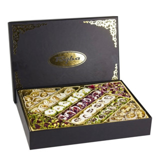 Tuğba Kuruyemiş Tuğba Gold Extra Antep Fıstıklı Lokum 710 gr/ Turkish delight รวมรส 710 กรัม special box