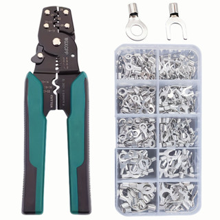 ✨✨คีม คีมย้ำสายไฟ 8 นิ้ว Chrome Vanadium Steel Cable Stripping Pliers