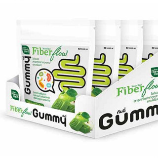 Handy herb แฮนดี้เฮิร์บ fiber flow gummy ไฟเบอร์ กัมมี่ ( 1ซอง 4ชิ้น )ขรี้คล่อง