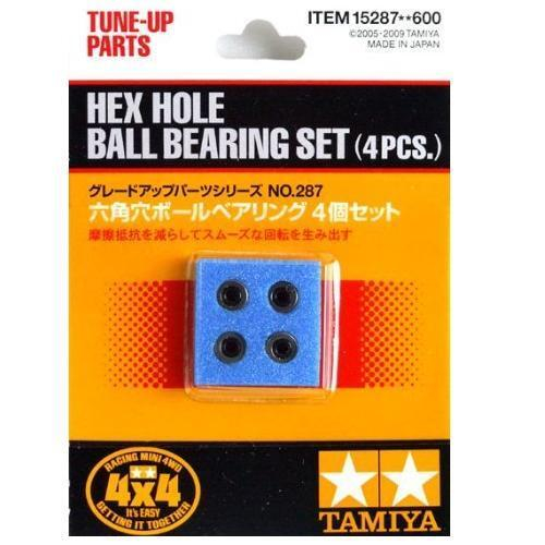 ลูกปืนล้อ (HEX) <Tamiya 15287 - Hex Hole Ball Bearing Set (4pcs.)>