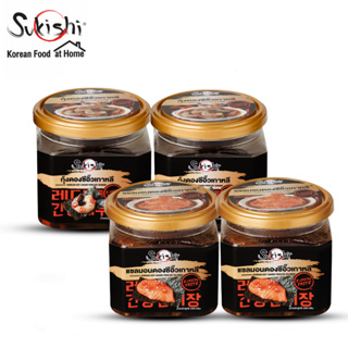 ซูกิชิ เซทแซลมอนดองซีอิ๊วเกาหลี2 + กุ้งดองซีอิ๊วเกาหลี2 (ขนาด 350g)