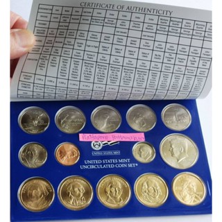 ชุดเหรียญ USA Mint Set 14 เหรียญ ปี 2007 -P