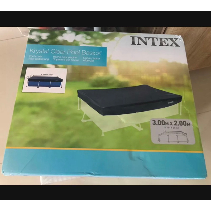 INTEX ผ้าคลุมสระเฟรมพลูสี่เหลี่ยม ของแท้ ⚠⚠⚠