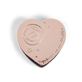 Mamas &amp; Papas กล่องเครื่องเงินความทรงจำ Heart Trinket Box สี Rose Gold