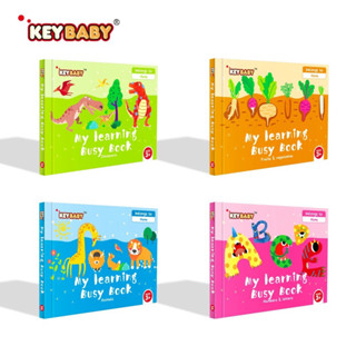 Keybaby หนังสือเงียบ My Learning Busy Book Montessori Style Learning Tools