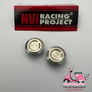 NUI RACING อุดกระจกงานสเเตนเลส/มิเนียม Lead125 งานเนียนๆพร้อมส่งจ้า