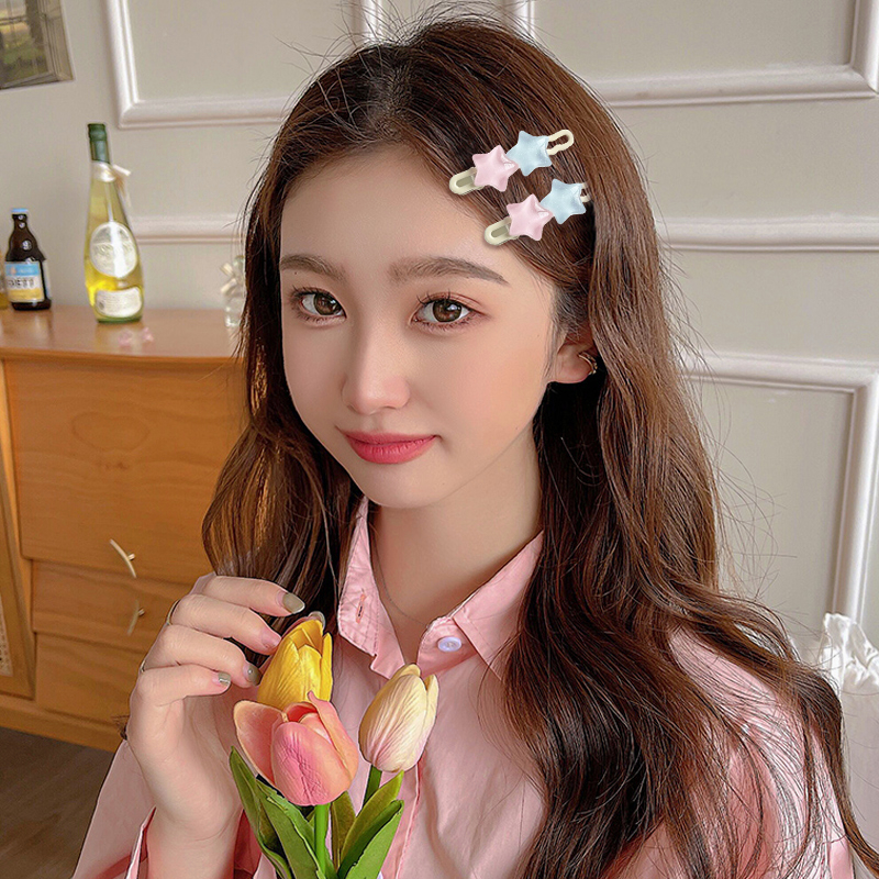 พร้อมส่ง❤️กิ๊บติดผม y2kรูปดาวห้าแฉกเกาหลีแบบใสน่ารักหวานแหววสําหรับเด็กผู้หญิงไปโรงเรียนCODเก็บเงินปลายทาง