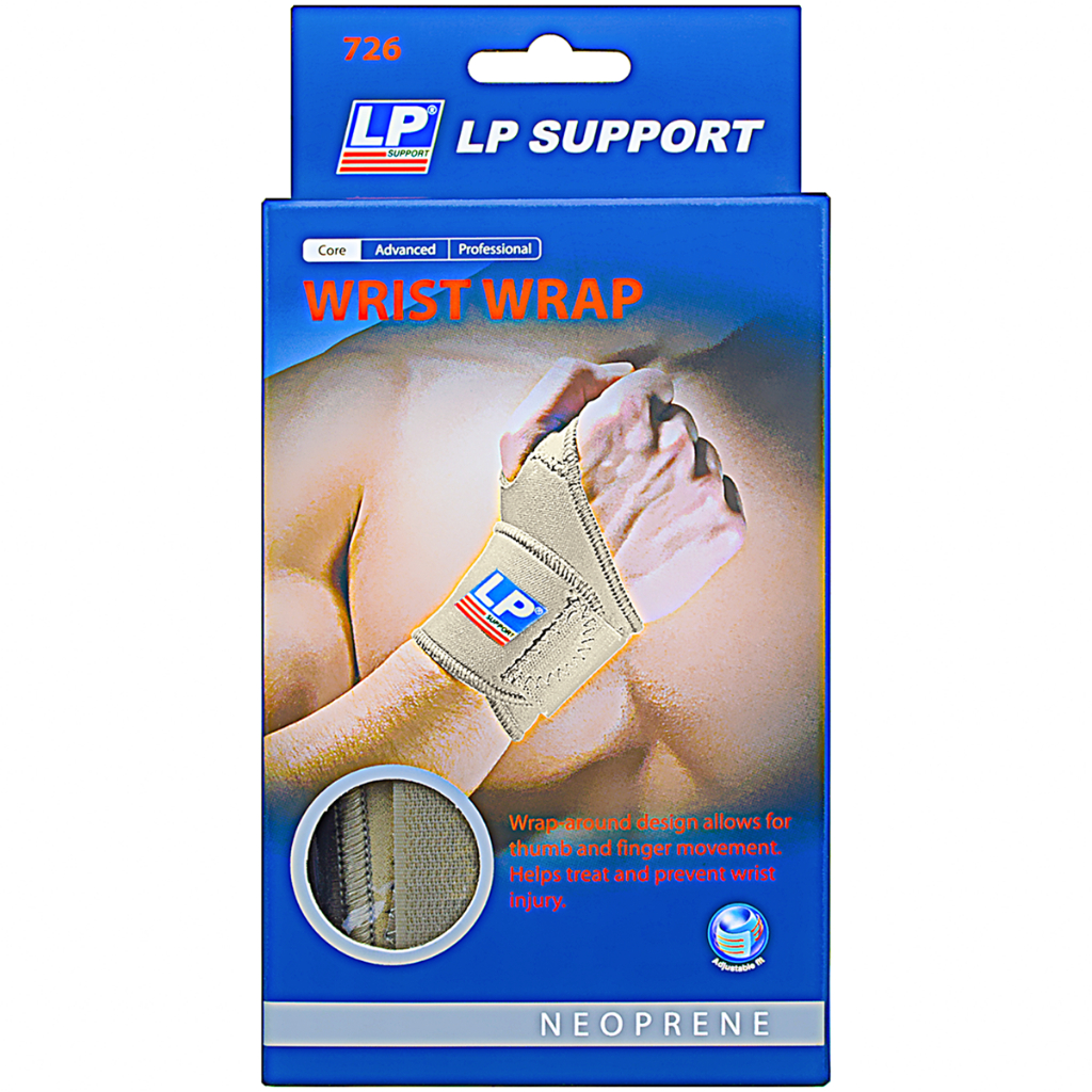 [ของแท้ 100%] LP SUPPORT 726 ผู้ชาย/ผู้หญิง ที่รัดข้อมือ ซัพพอร์ทข้อมือ พยุง รัด กล้ามเนื้อ บาดเจ็บ WRIST WRAP STRAP