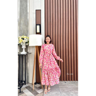 🦋𝗡𝗲𝘄 𝗔𝗿𝗿𝗶𝘃𝗮𝗹𝘀🦋 Maxi dress สวยลงตัวที่สุด