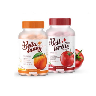 เซตคู่ผิวสวย Bell lerine Gluta กลูต้าเบลล์เลอรีน+Bella sunny วิตามินกันแดดเบลล่าซันนี่