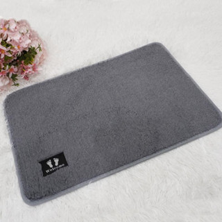 T-MODA(ทีโมด้า) พรมเช็ดเท้าขนแกะ กันลื่น พรมเช็ดเท้าหน้าห้อง…