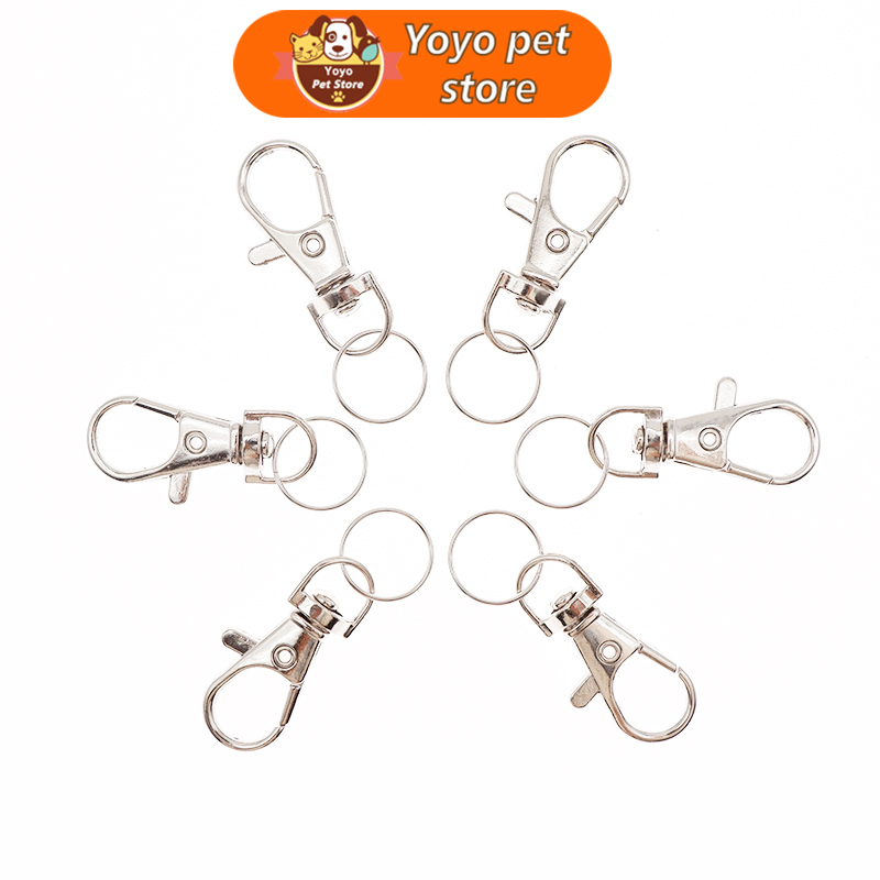 ถูกสุด💯🥇10 ชิ้น ตัวล็อคกรงสัตว์เลี้ยง ก้ามปูล็อคกรงนก ตะขอก้ามปู ตะขอคอหมาเกี่ยวหรือก้ามป