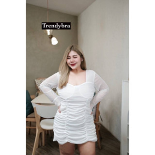 🔥Plussize🔥เดรสคนอ้วน🔥L40-46    XL46-50