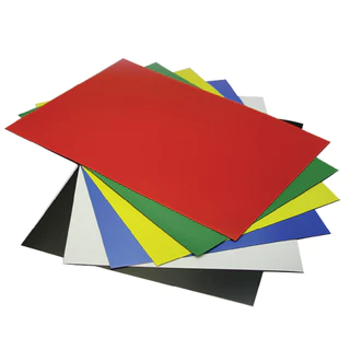 แผ่นแม่เหล็ก A4 พีวีซี หนา 0.5 มม. แผ่นยางแม่เหล็ก มีหลากสีให้เลือก Magnet sheet (1 แผ่น)