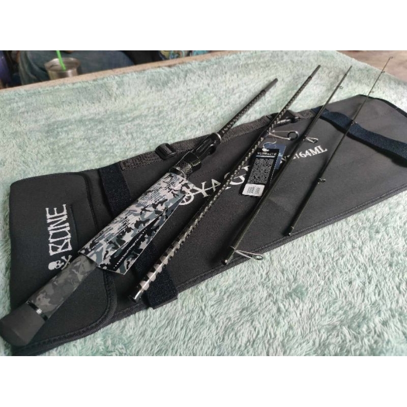คันเบ็ด Bone Voyage BVS764ML Spin Travel 4pc 7ft6inch PE0.5-1.0 (คันสปินนิ่ง