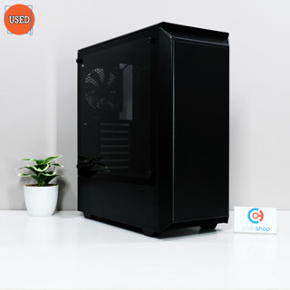 CASE (เคสเปล่า) PHANTEKS ECLIPSE P300 TEMPERED GLASS (BLACK) P12930