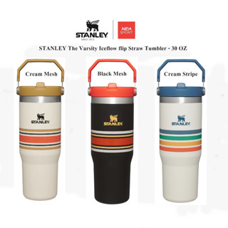 [ลิขสิทธิ์แท้] STANLEY The Varsity Iceflow flip Straw Tumbler - 30 OZ แก้วเก็บความเย็น แสตนลีย์ แท้