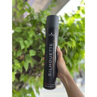 สเปรย์ฝุ่น ซีลูเอทท์ 500 มล. Schwarzkopf ProfessionalSILHOUETTEPureFormulaInvisible hold Hairspray500ml.